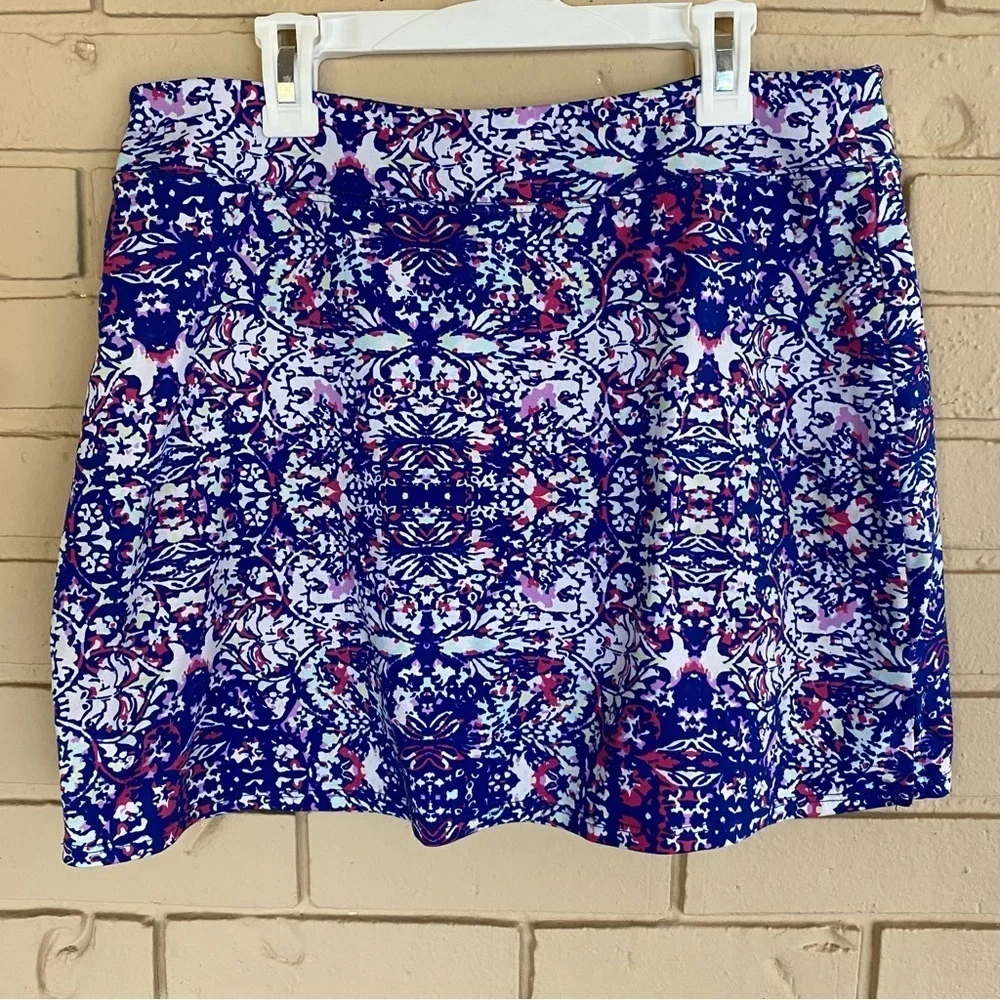 Women's Purple Tranquility Abstract Tennis Golf Cruise Travel Casual MEDIUM M